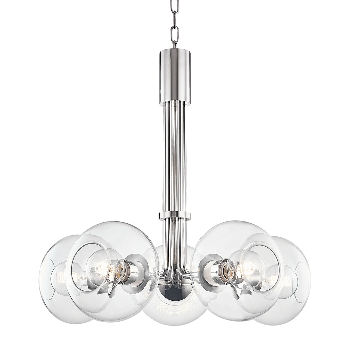 Mitzi Margot Chandelier Chandelier Mitzi Polished Nickel  