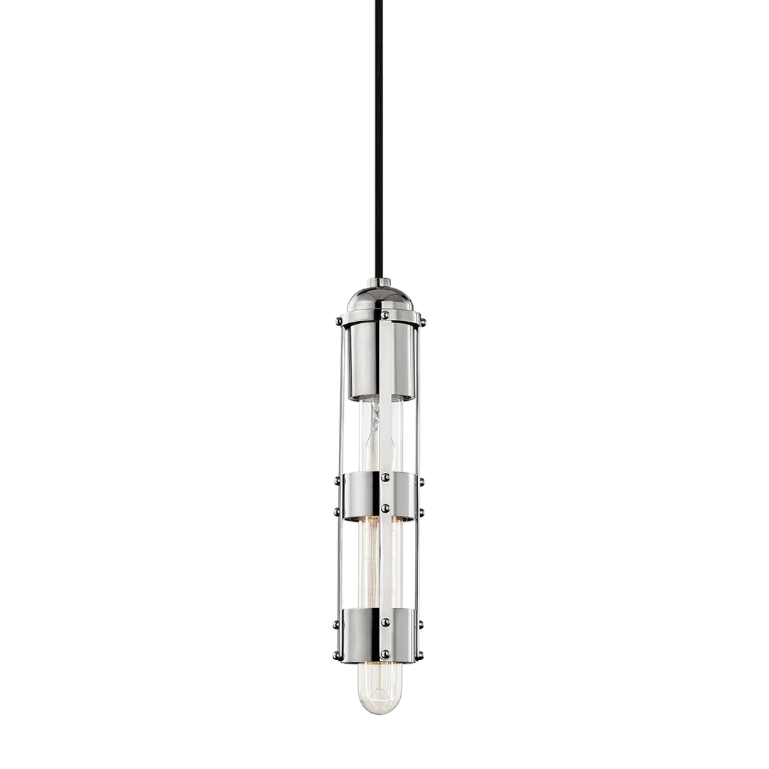 Mitzi Violet Pendant Pendants Mitzi Polished Nickel  