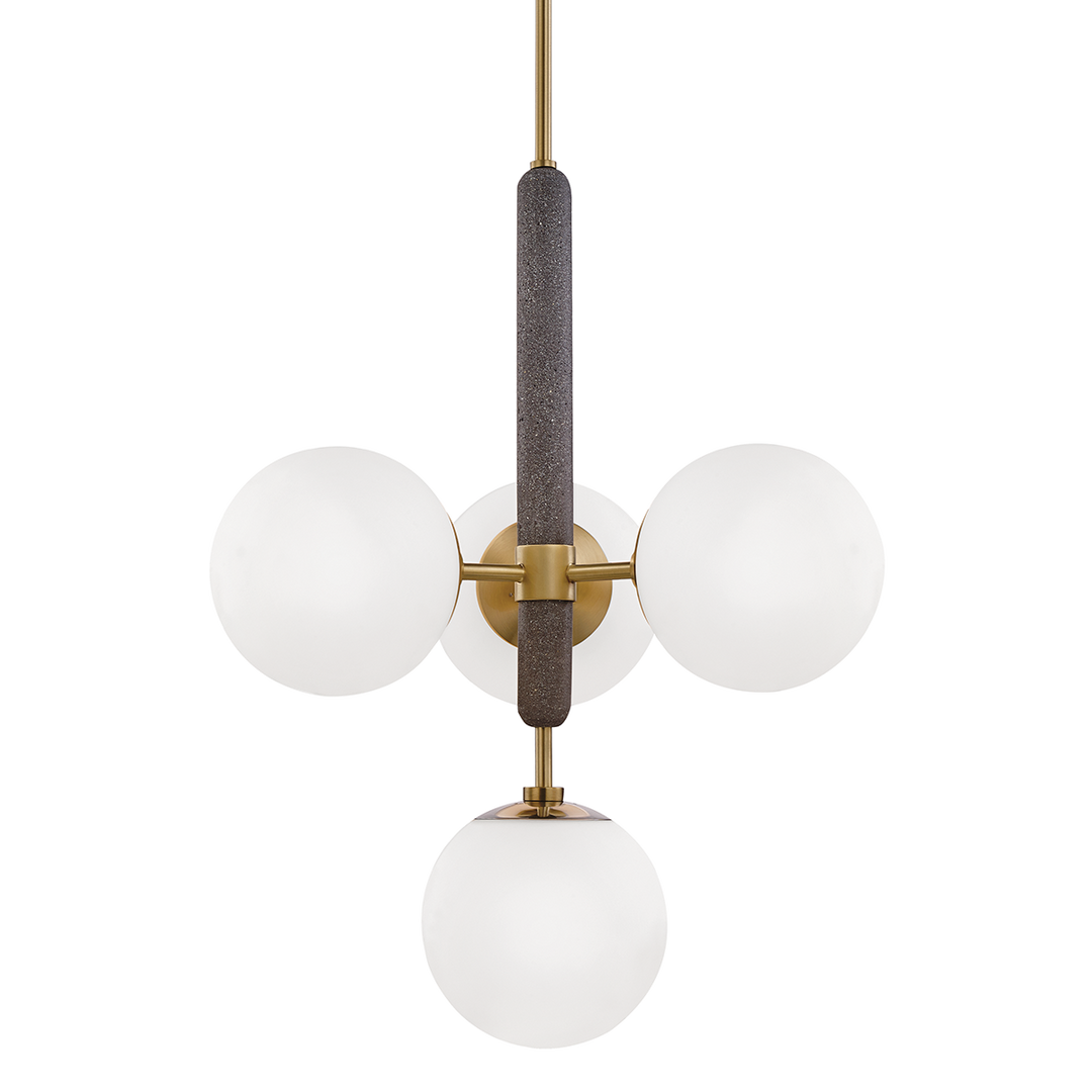 Mitzi Brielle Chandelier Chandeliers Mitzi Aged Brass  