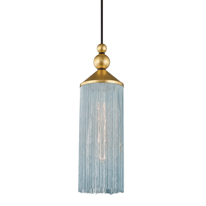 Mitzi Scarlett Pendant Pendants Mitzi Gold Leaf/blue  