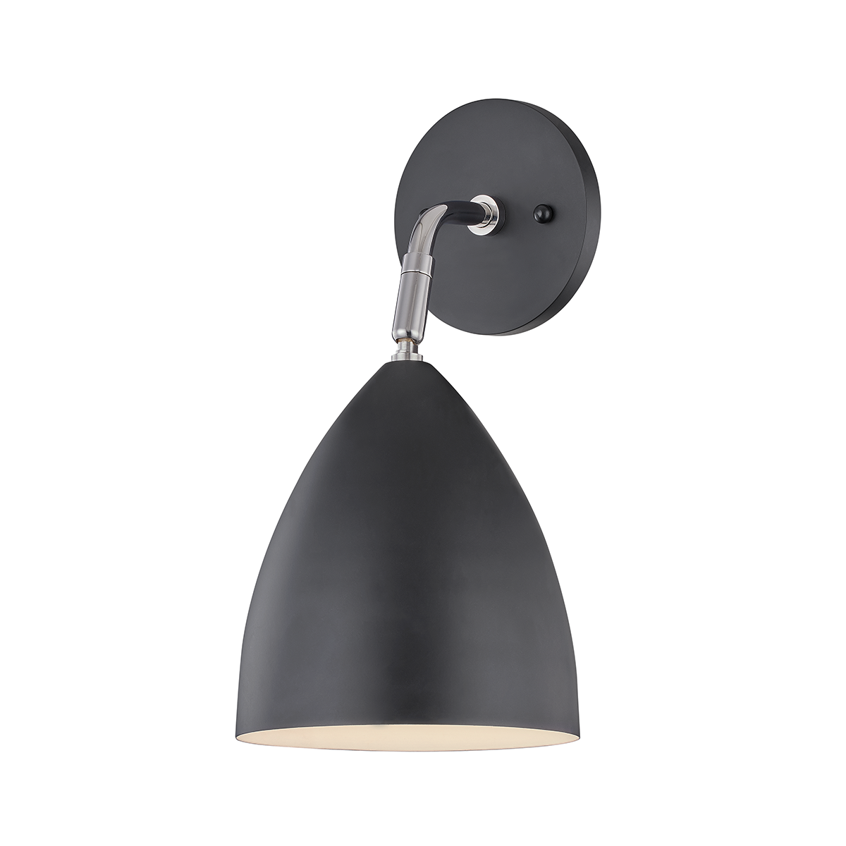 Mitzi Gia Wall Sconce Wall Sconce Mitzi Polished Nickel/black  