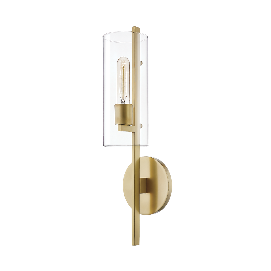 Mitzi Ariel Wall Sconce Wall Sconces Mitzi Aged Brass 29.75x5.5x20.25 