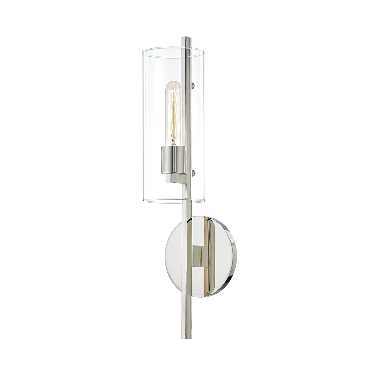 Mitzi Ariel Wall Sconce Wall Sconce Mitzi Polished Nickel 4.75x5.5x20.25 