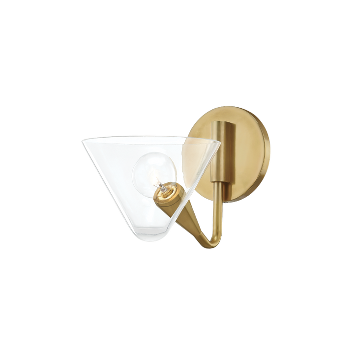 Mitzi Isabella Wall Sconce Wall Sconces Mitzi Aged Brass  