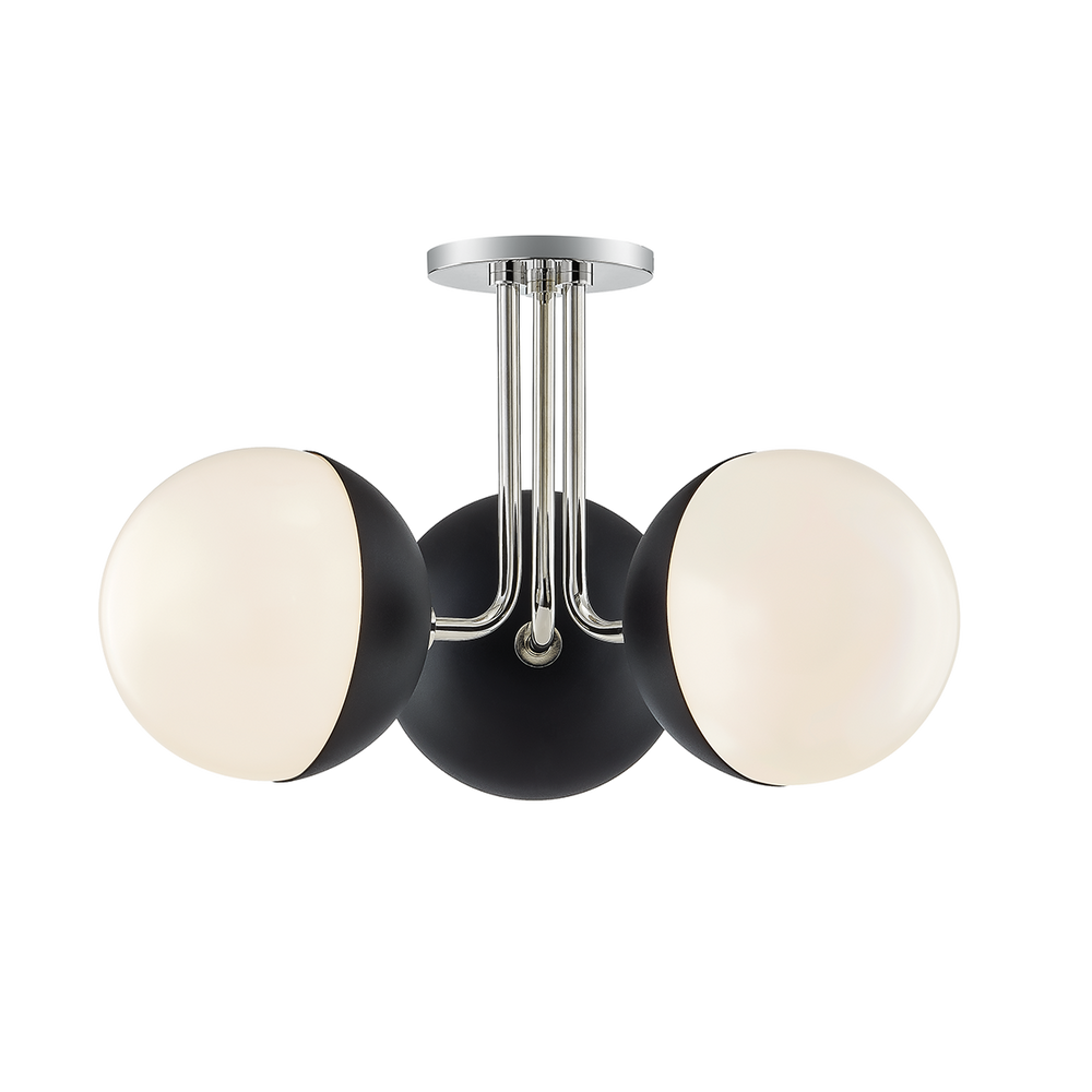 Mitzi Renee Semi Flush Ceiling Semi Flush Mounts Mitzi   