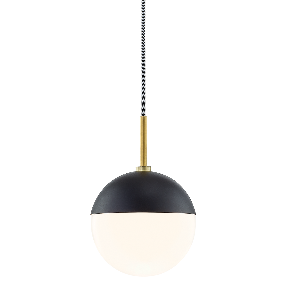 Mitzi Renee Pendant Pendant Mitzi Aged Brass/black  