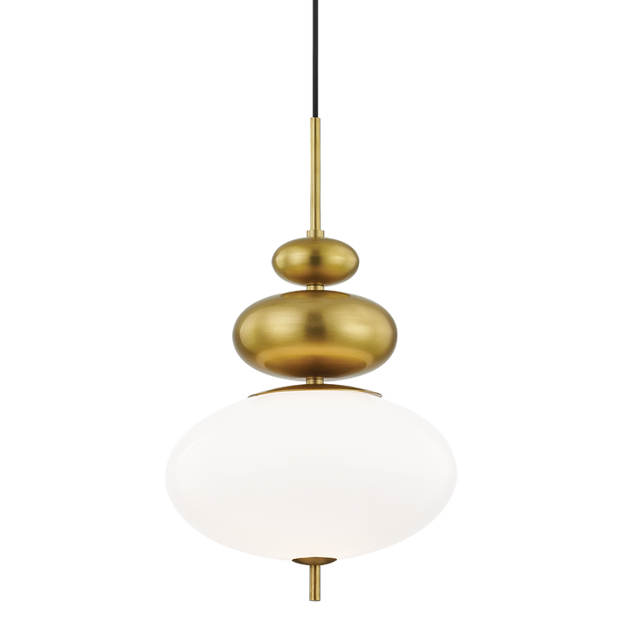 Mitzi Elsie Pendant Pendants Mitzi Aged Brass  