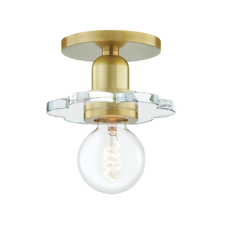 Mitzi Alexa Wall Sconce Wall Sconces Mitzi Aged Brass  