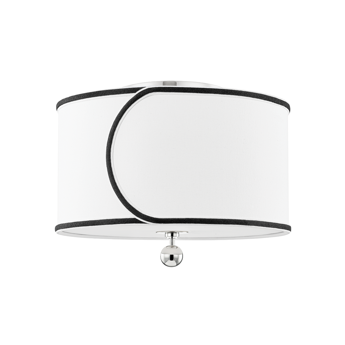 Mitzi Zara Semi Flush Semi Flush Mitzi Polished Nickel  