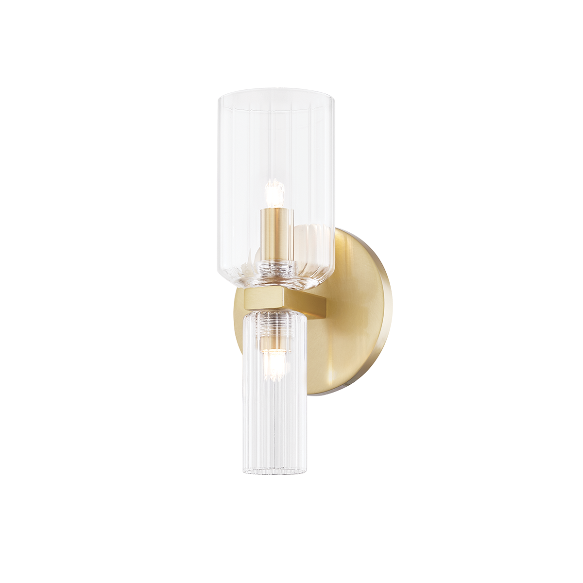 Mitzi Tabitha Wall Sconce Wall Sconce Mitzi Aged Brass  