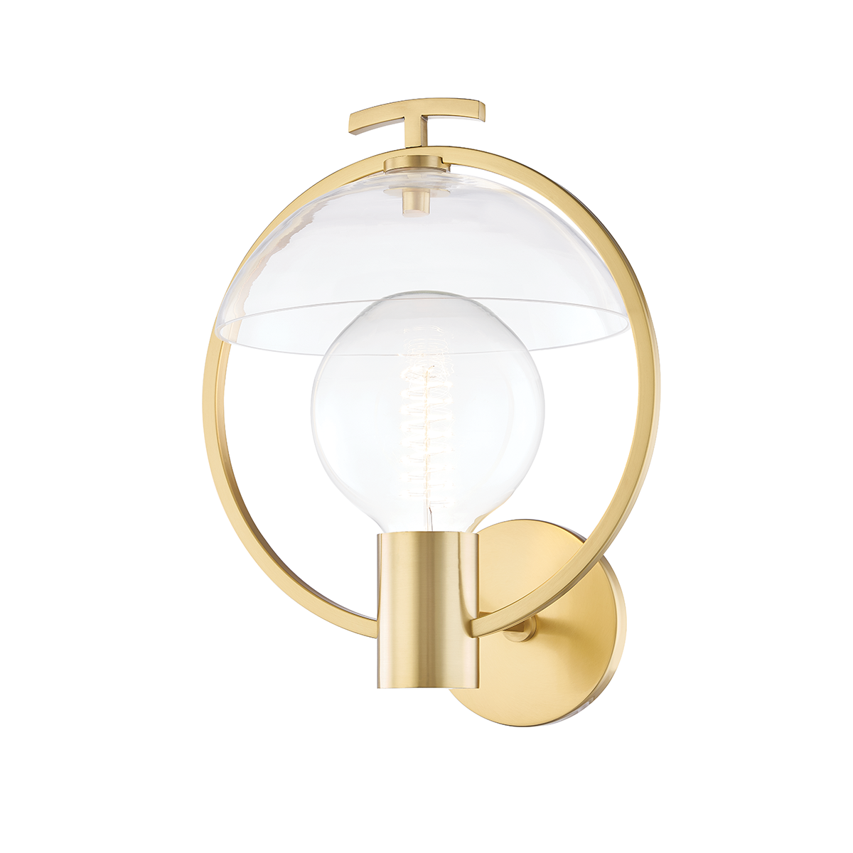 Mitzi Ringo Wall Sconce Wall Sconce Mitzi Aged Brass  