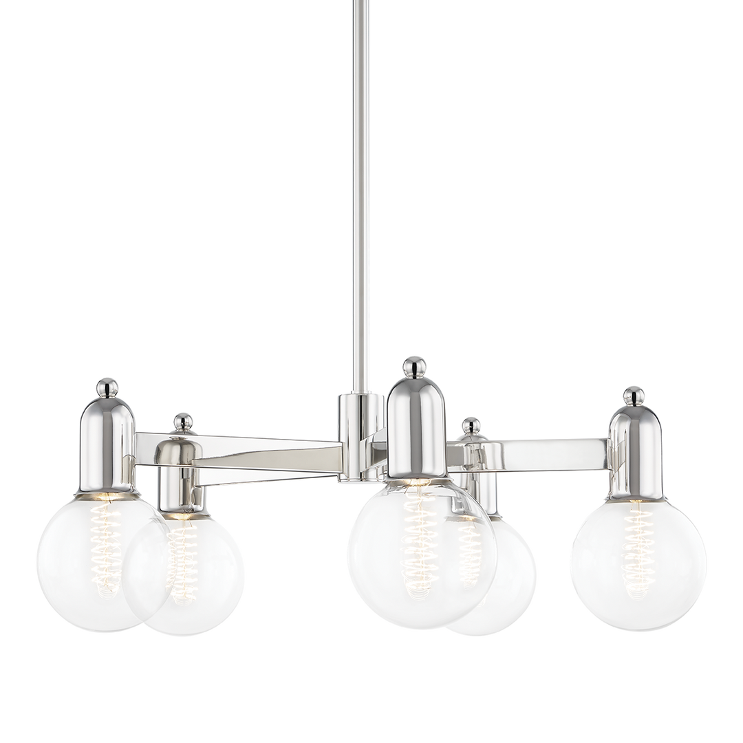 Mitzi Bryce Chandelier Chandeliers Mitzi Polished Nickel  