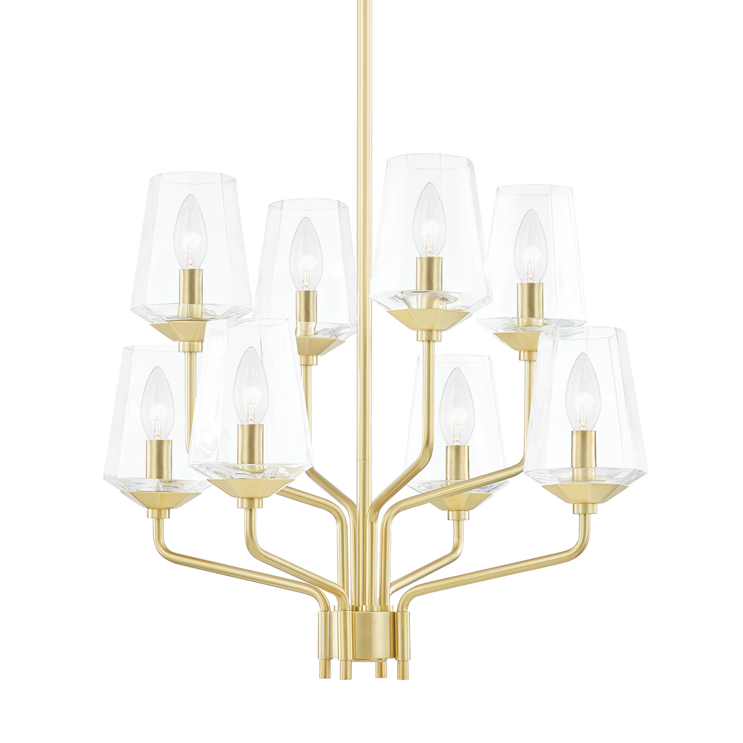 Mitzi Kayla Chandelier Chandeliers Mitzi Aged Brass  