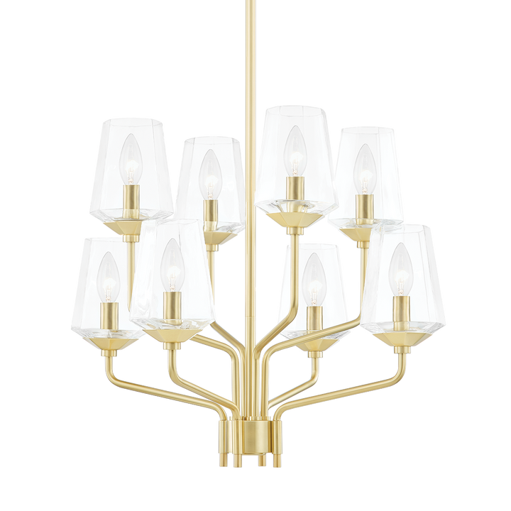 Mitzi Kayla Chandelier Chandeliers Mitzi Aged Brass  