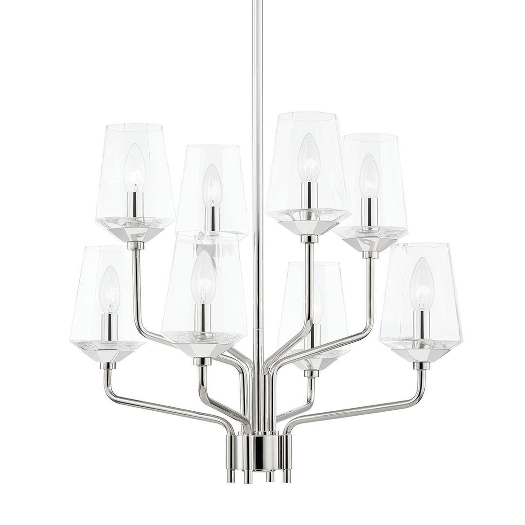 Mitzi Kayla Chandelier Chandeliers Mitzi Polished Nickel  