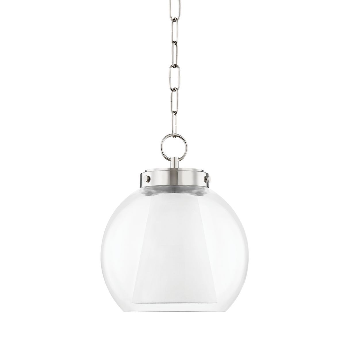 Mitzi Sasha Pendant Pendant Mitzi Polished Nickel 9.5x10x12 