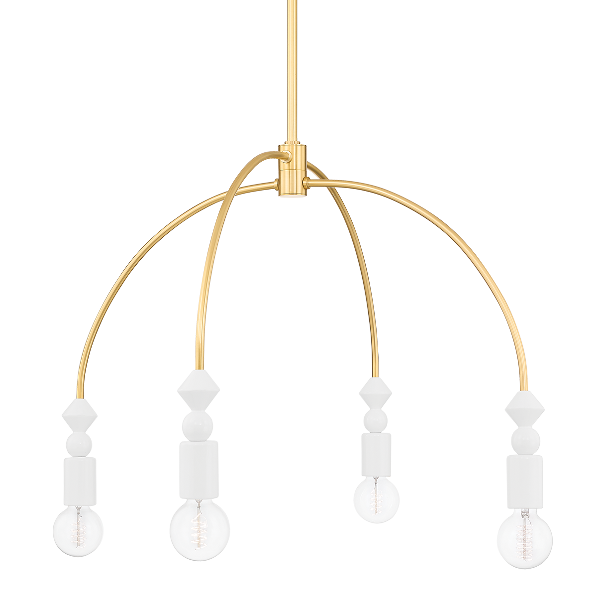 Mitzi Flora Chandelier Chandelier Mitzi Aged Brass  