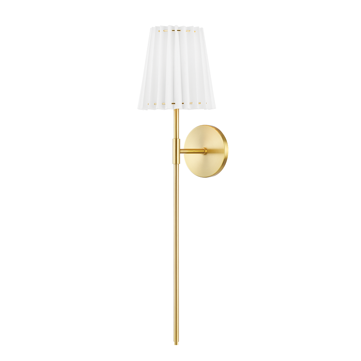 Mitzi Demi Wall Sconce Wall Sconce Mitzi Aged Brass 11.25x8x32.25 