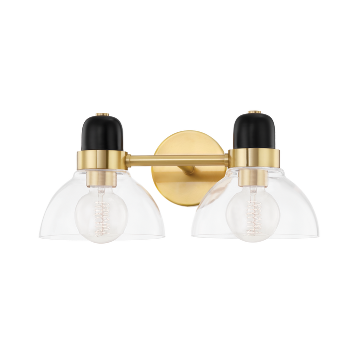 Mitzi Camile Bath and Vanity Vanity Lights Mitzi Aged Brass  