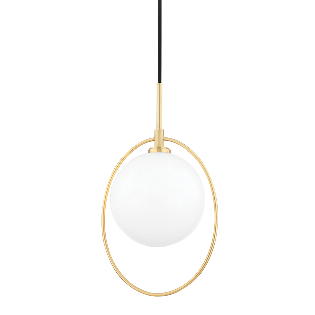 Mitzi Babette Pendant Pendants Mitzi Aged Brass  