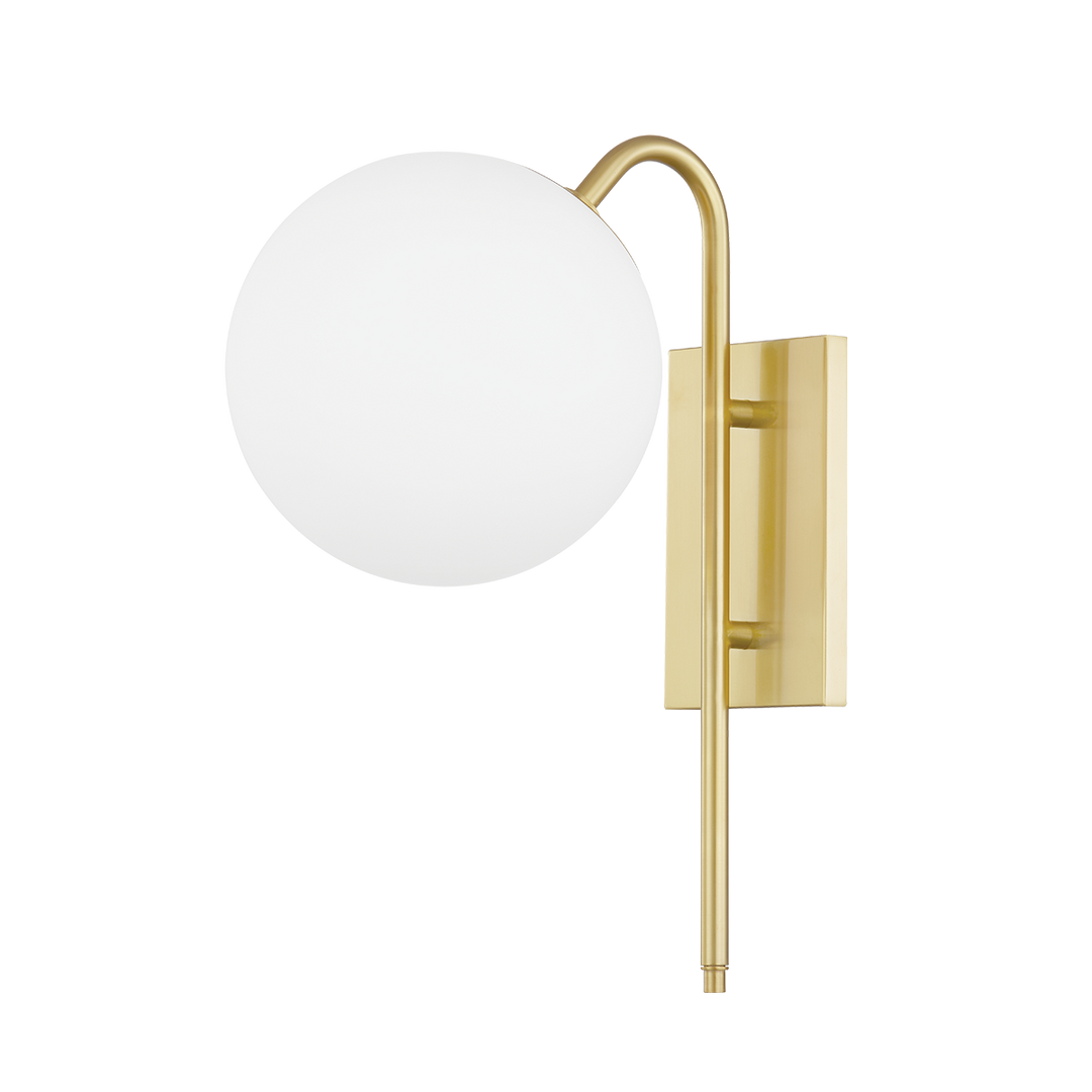 Mitzi Ingrid Wall Sconce Wall Sconces Mitzi Aged Brass  