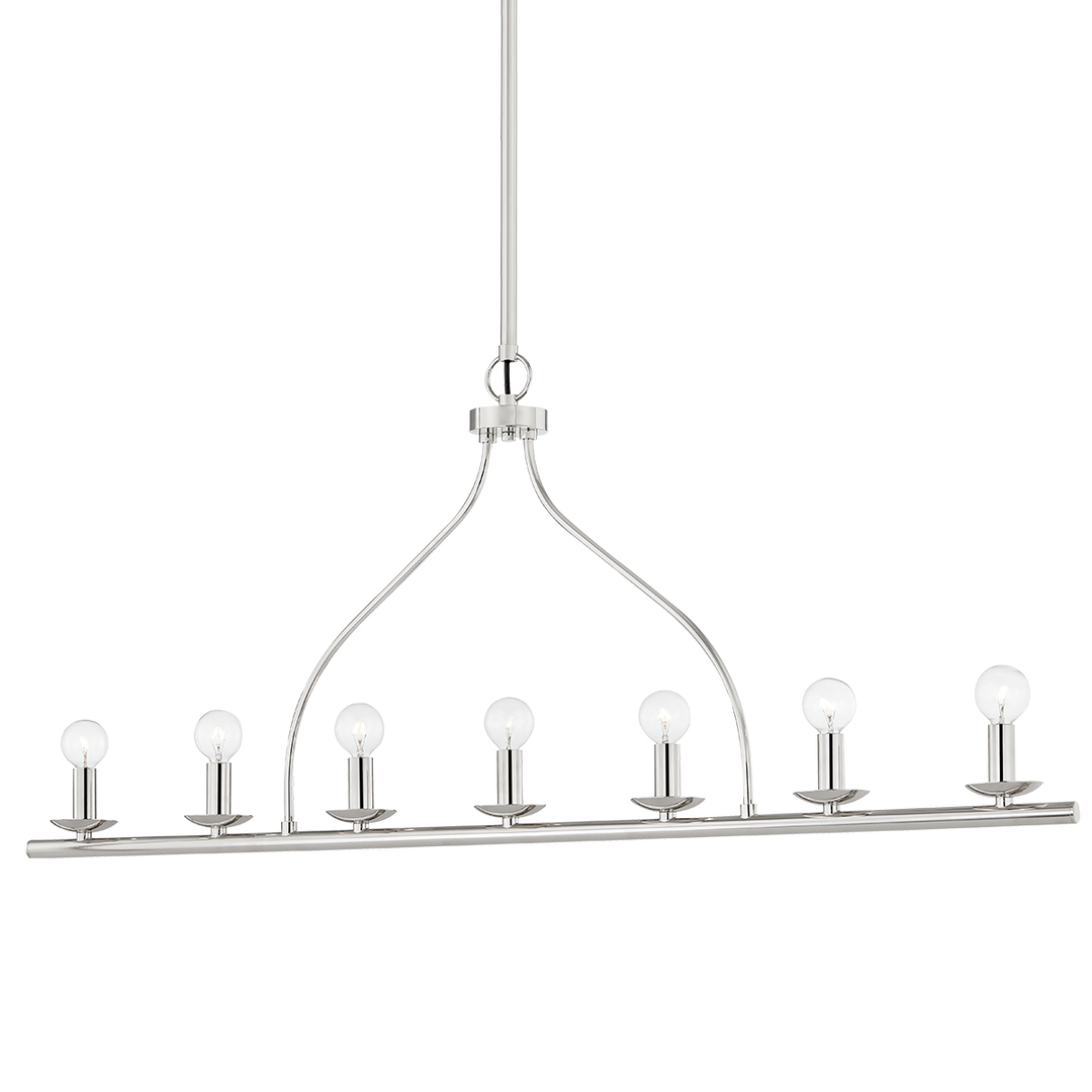 Mitzi Kendra Linear Linear Chandeliers Mitzi Polished Nickel  