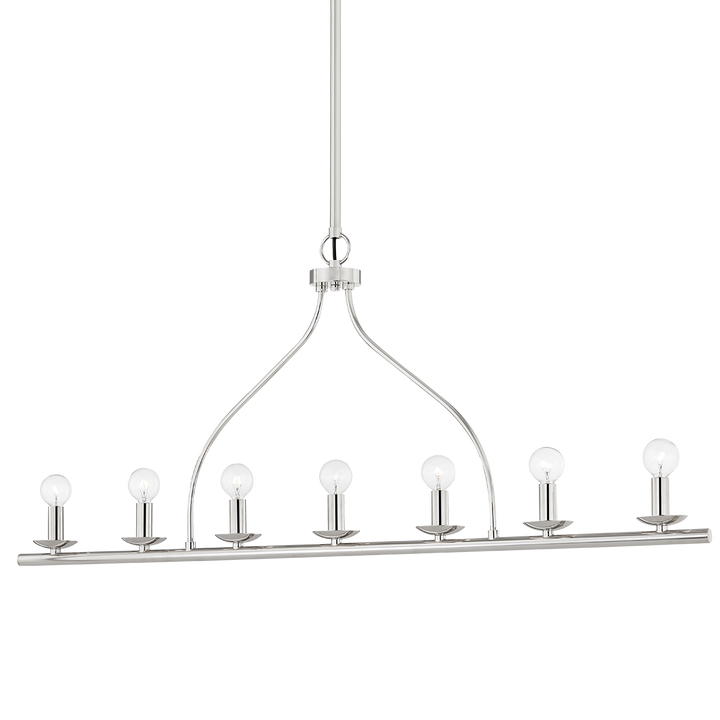 Mitzi Kendra Linear Linear Chandeliers Mitzi Polished Nickel  