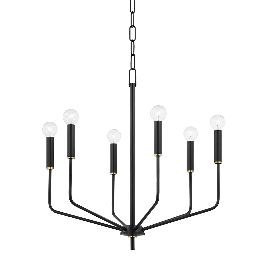 Mitzi Bailey Chandelier Chandeliers Mitzi Aged Brass/soft Black  