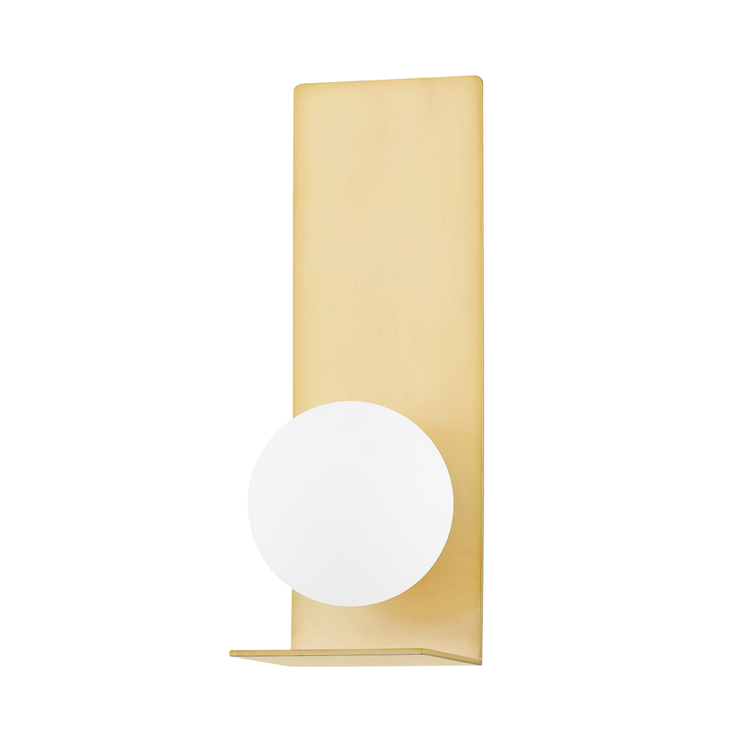 Mitzi Lani Wall Sconce Wall Sconces Mitzi Aged Brass 8x4.5x14 