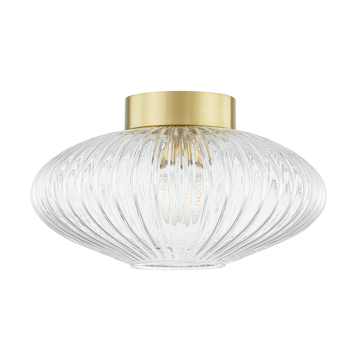 Mitzi Reba Flush Mount Flush Mount Mitzi Aged Brass  