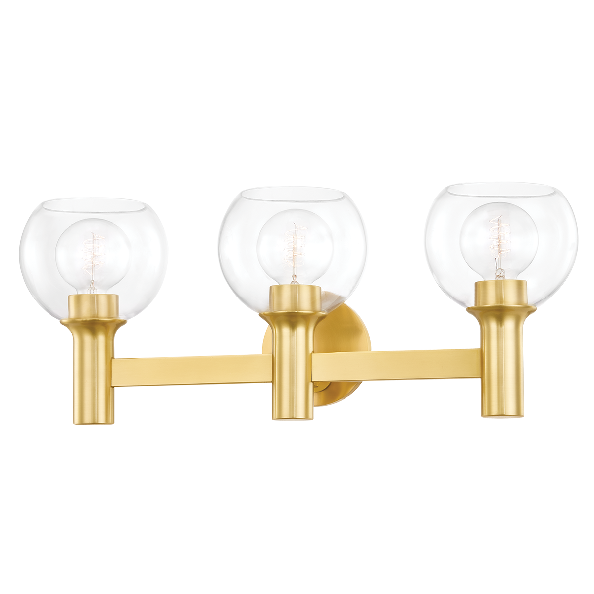 Mitzi Leslie Bath and Vanity Bath and Vanity Mitzi Aged Brass 15.25x23.5x9.5 