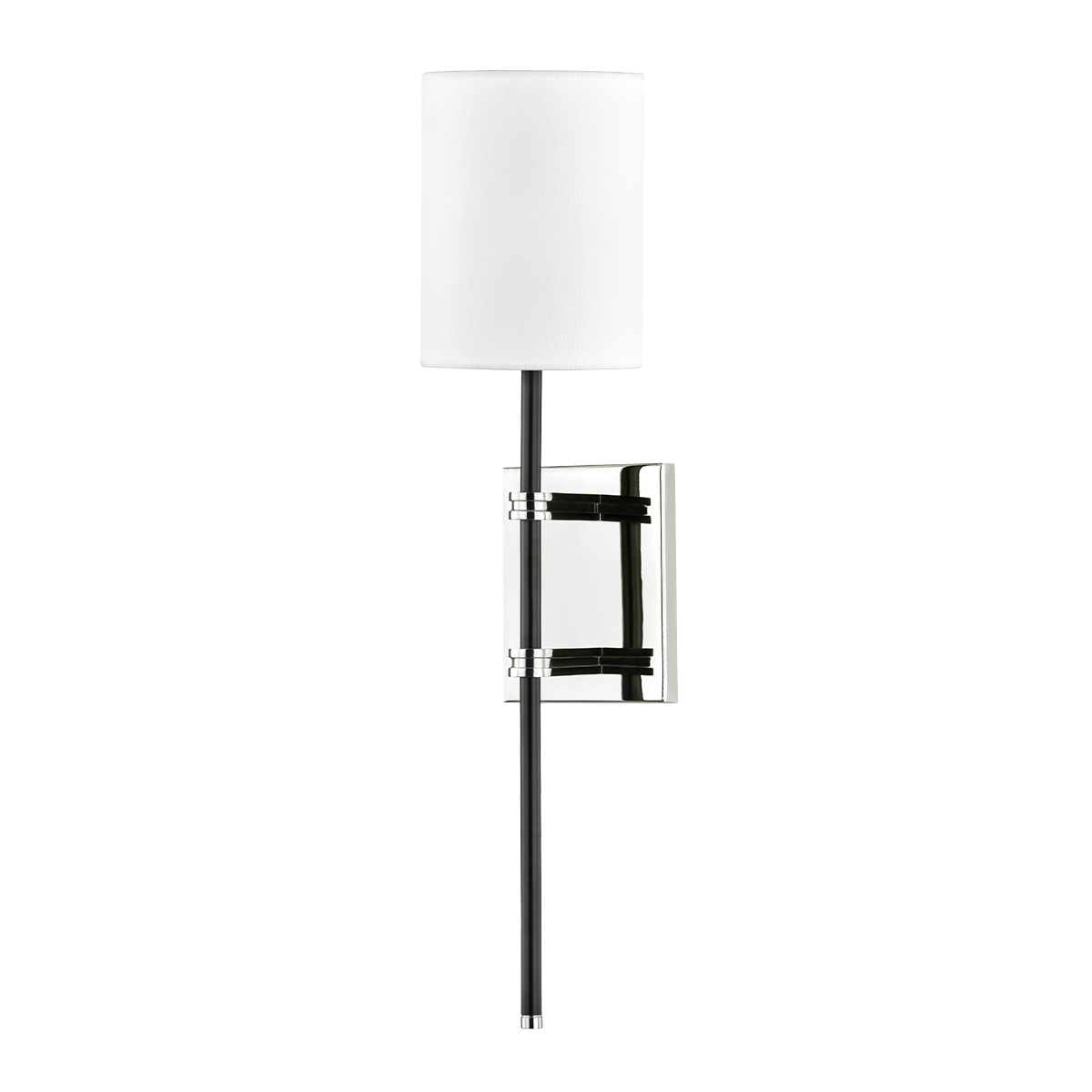 Mitzi Denise Wall Sconce Wall Sconce Mitzi Polished Nickel/black  