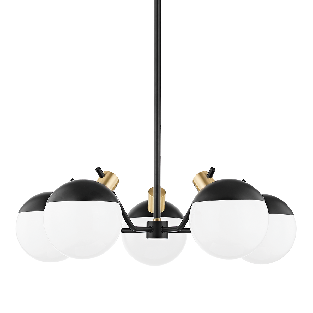 Mitzi Miranda Chandelier Chandelier Mitzi Aged Brass/soft Black  