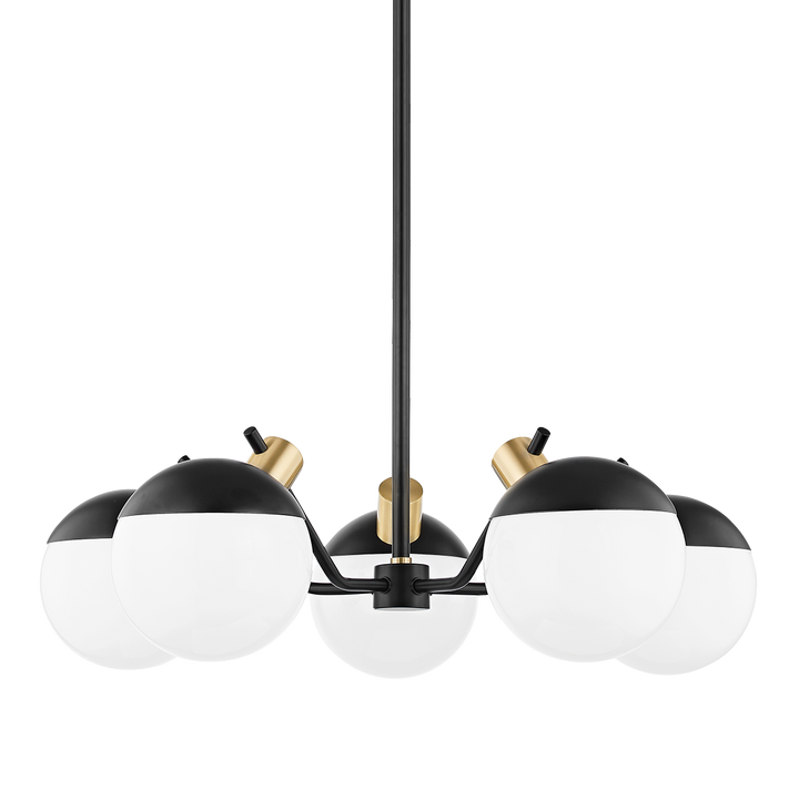 Mitzi Miranda Chandelier Chandeliers Mitzi Aged Brass/soft Black  