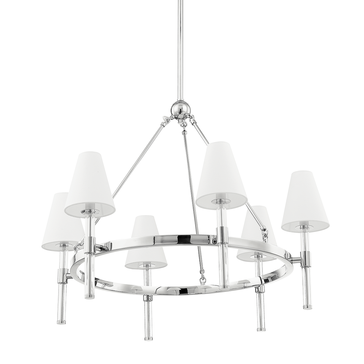 Mitzi Janelle Chandelier Chandelier Mitzi Polished Nickel  