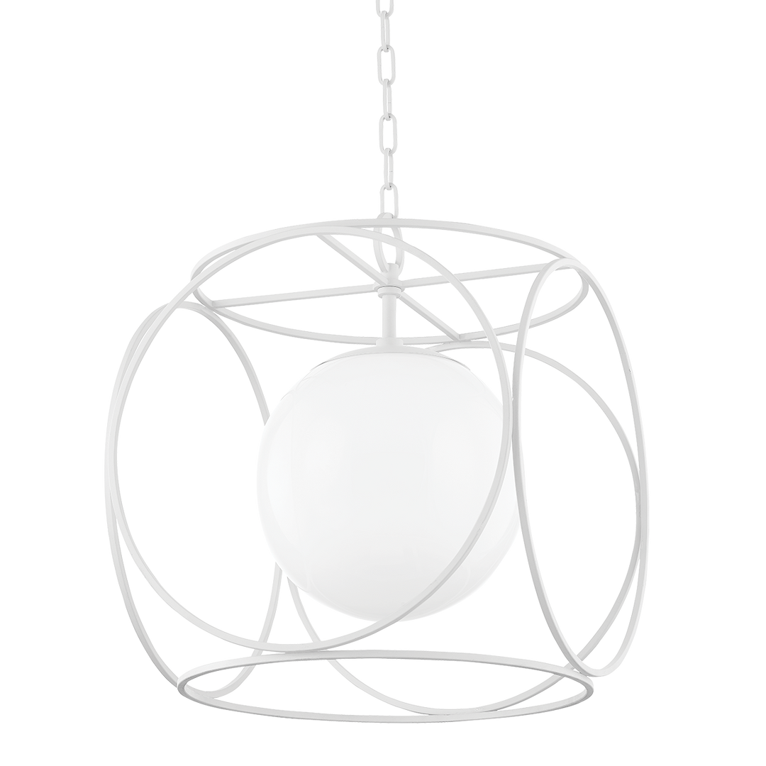 Mitzi Claire Pendant Pendants Mitzi TEXTURED WHITE 18x18x21.25 