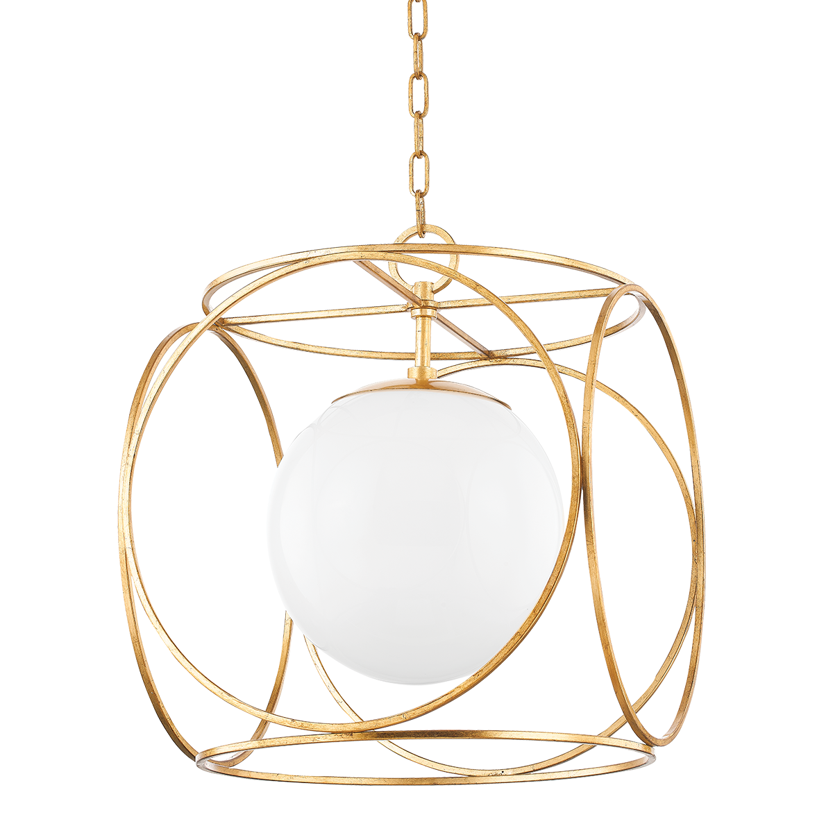 Mitzi Claire Pendant Pendant Mitzi Vintage Gold Leaf 18x18x21.25 