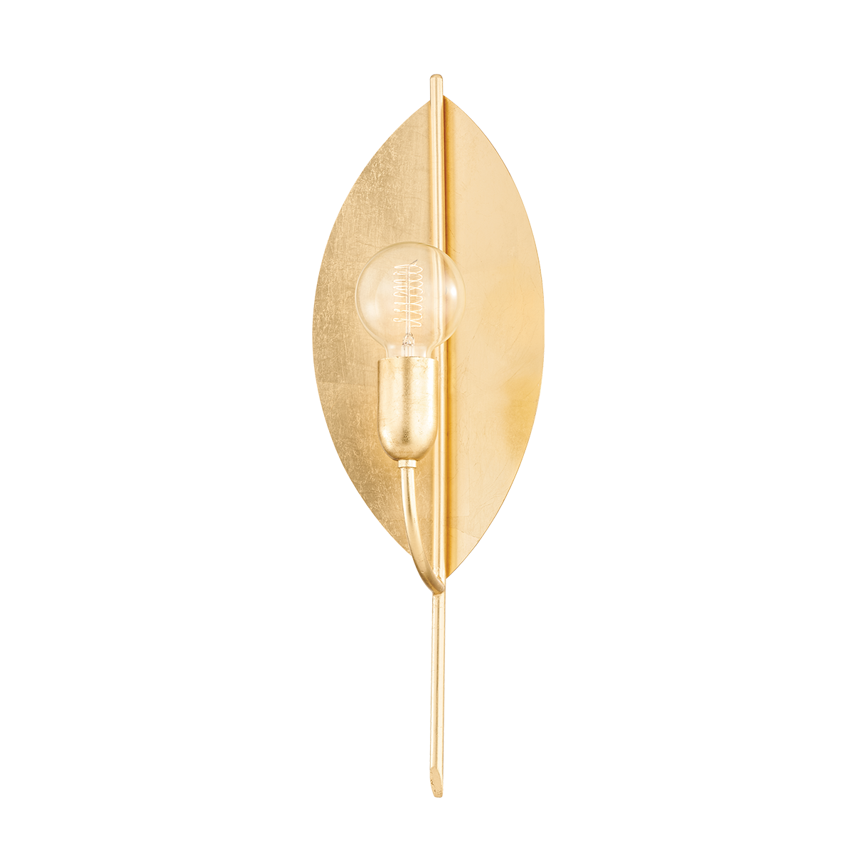 Mitzi Lorelei Wall Sconce Wall Sconce Mitzi Vintage Gold Leaf  