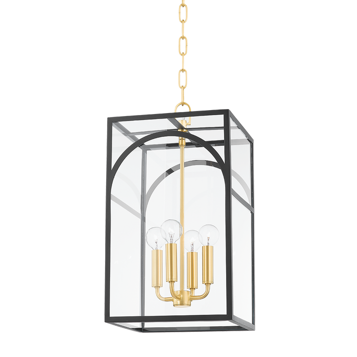 Mitzi Addison Pendant Pendants Mitzi AGED BRASS/TEXTURED BLACK COMBO 11x11x20.5 