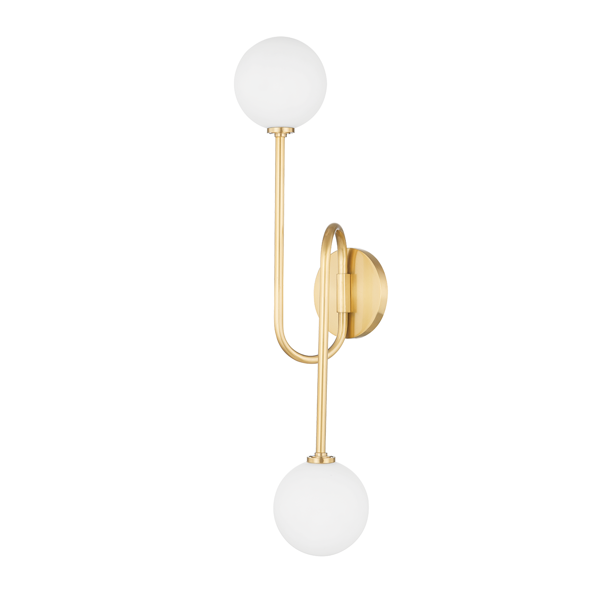 Mitzi Zani Wall Sconce Wall Sconce Mitzi Aged Brass 4.75x8x25.5 