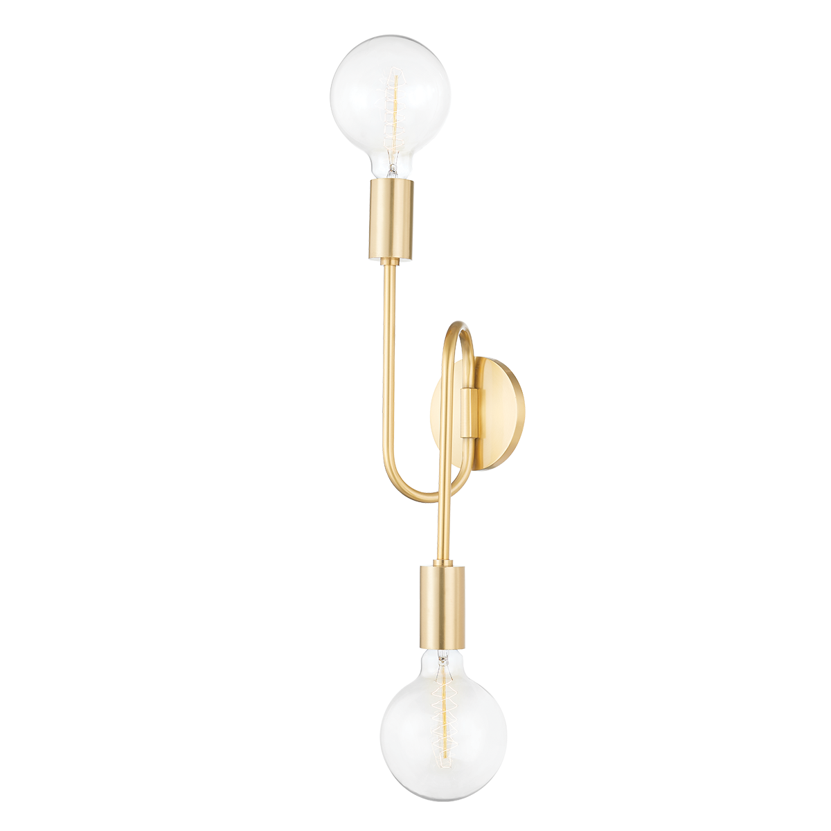 Mitzi Zani Wall Sconce Wall Sconce Mitzi Aged Brass 4.5x8.5x28.25 