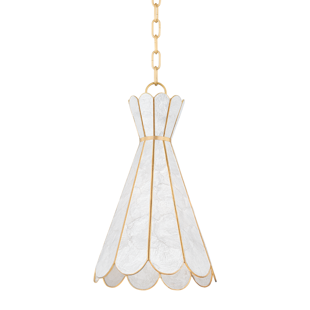 Mitzi Lyra Pendant Pendants Mitzi Aged Brass  