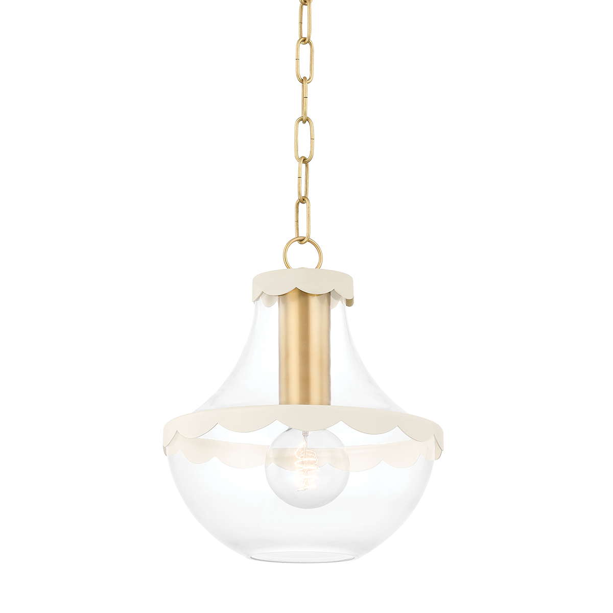 Mitzi ALAINA Pendant Pendant Mitzi Aged Brass 5.25x10.5x12.25 