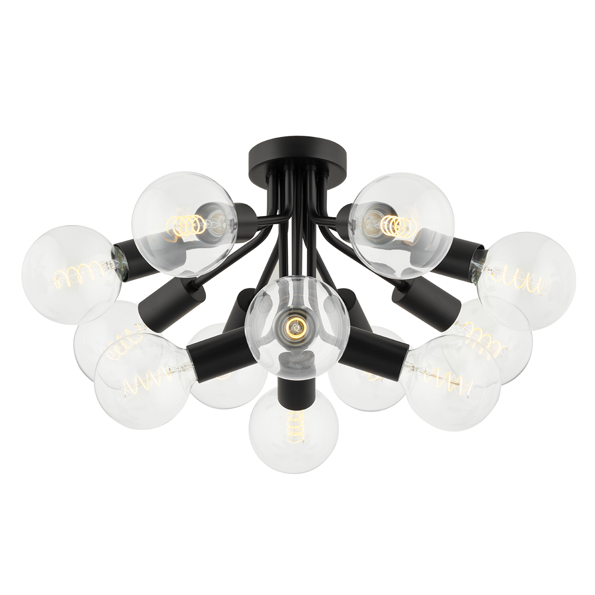 Mitzi DREA Semi Flush Semi Flush Mitzi Soft Black  