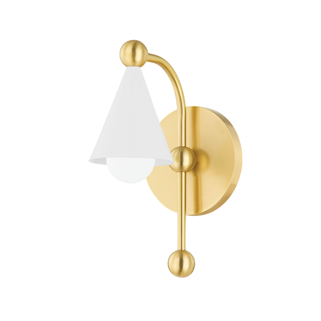 Mitzi Hikari Wall Sconce Wall Sconces Mitzi AGED BRASS/SOFT WHITE  