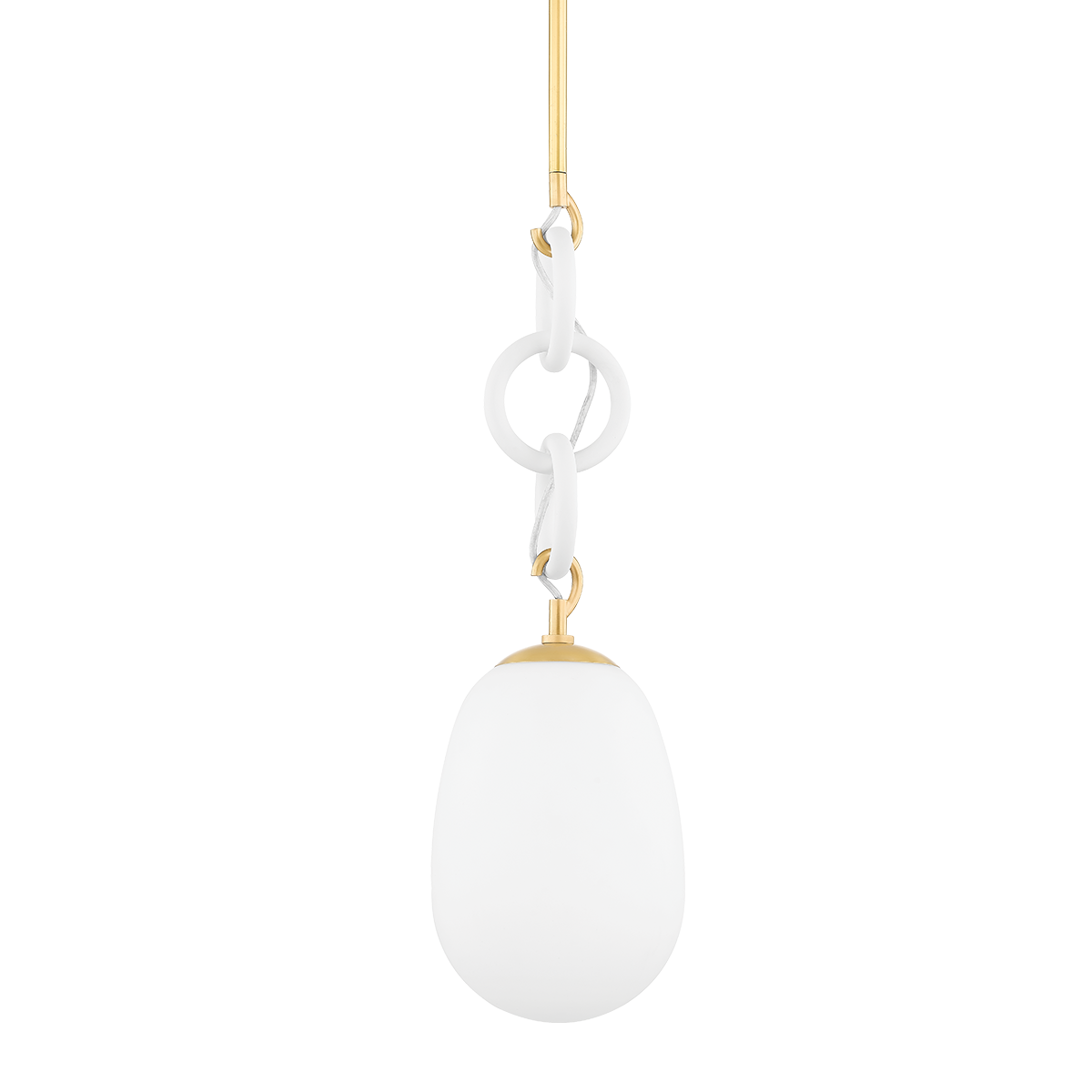 Mitzi Marina Pendant Pendant Mitzi AGED BRASS/TEXTURED WHITE  