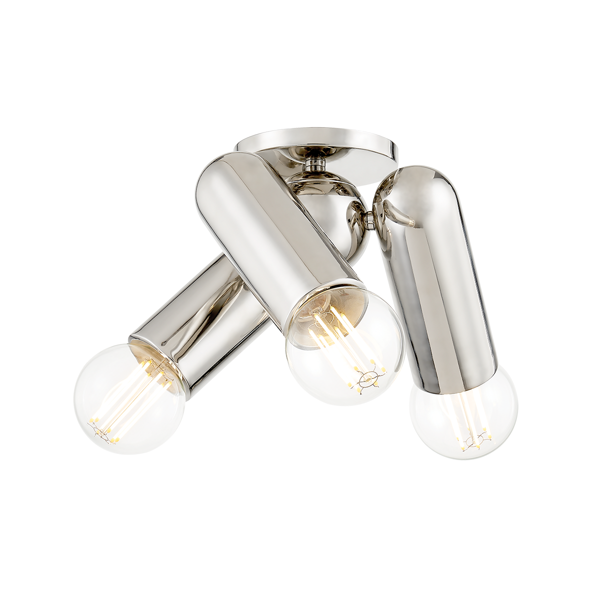 Mitzi LOLLY Flush Mount Flush Mount Mitzi Polished Nickel  