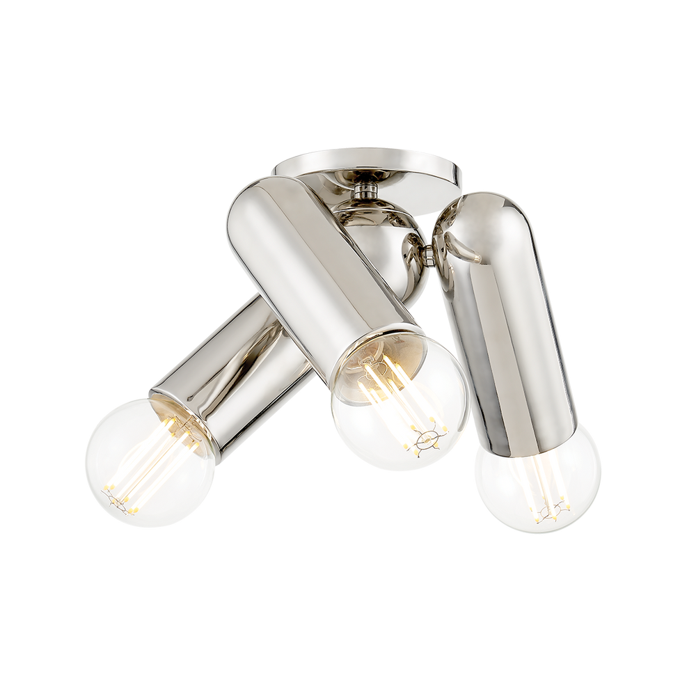 Mitzi LOLLY Flush Mount Ceiling Flush Mounts Mitzi Polished Nickel  