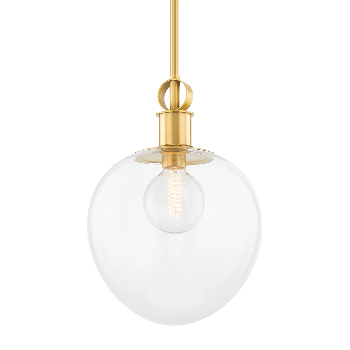 Mitzi ANNA Pendant Pendant Mitzi Aged Brass 16.25x14x19.75 