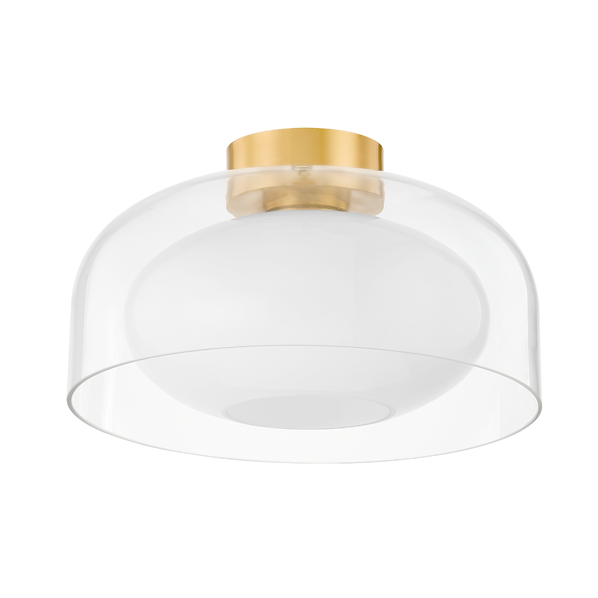 Mitzi GIOVANNA Flush Mount Flush Mount Mitzi Aged Brass  